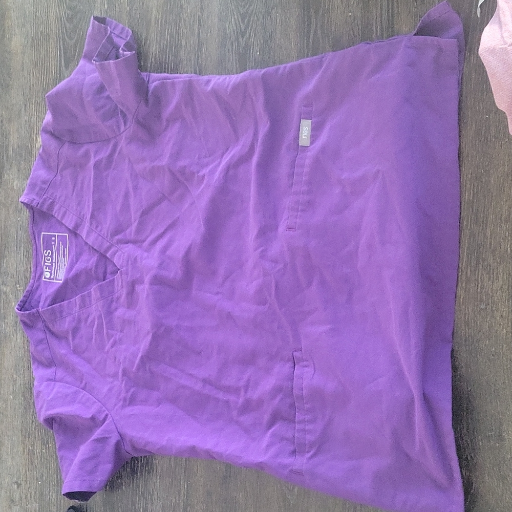 FIGS Casma Scrub Top - Ultraviolet - Size Small